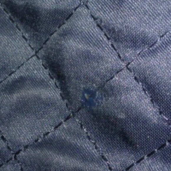 Men's Velvet Smoking Jacket / Quilted Robe-Style Dinner Coat – Navy Blue – Size - Picture 9 of 10